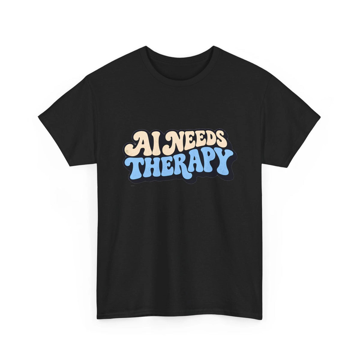 AI Needs Therapy Shirt Funny Artificial Intelligence Retro Graphic Tee