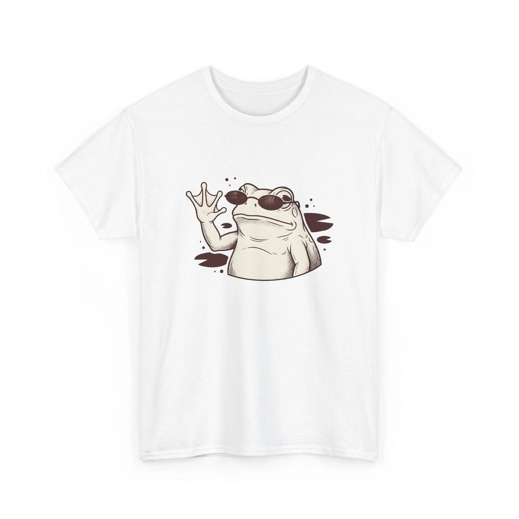 Frog Shades Shirt Cute Pet Gift Women Vintage Tee Toad T-Shirt Adorable Fan