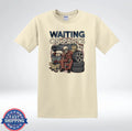 Waiting On Parts Funny Mechanic Skeleton Auto Repair Garage T-Shirt