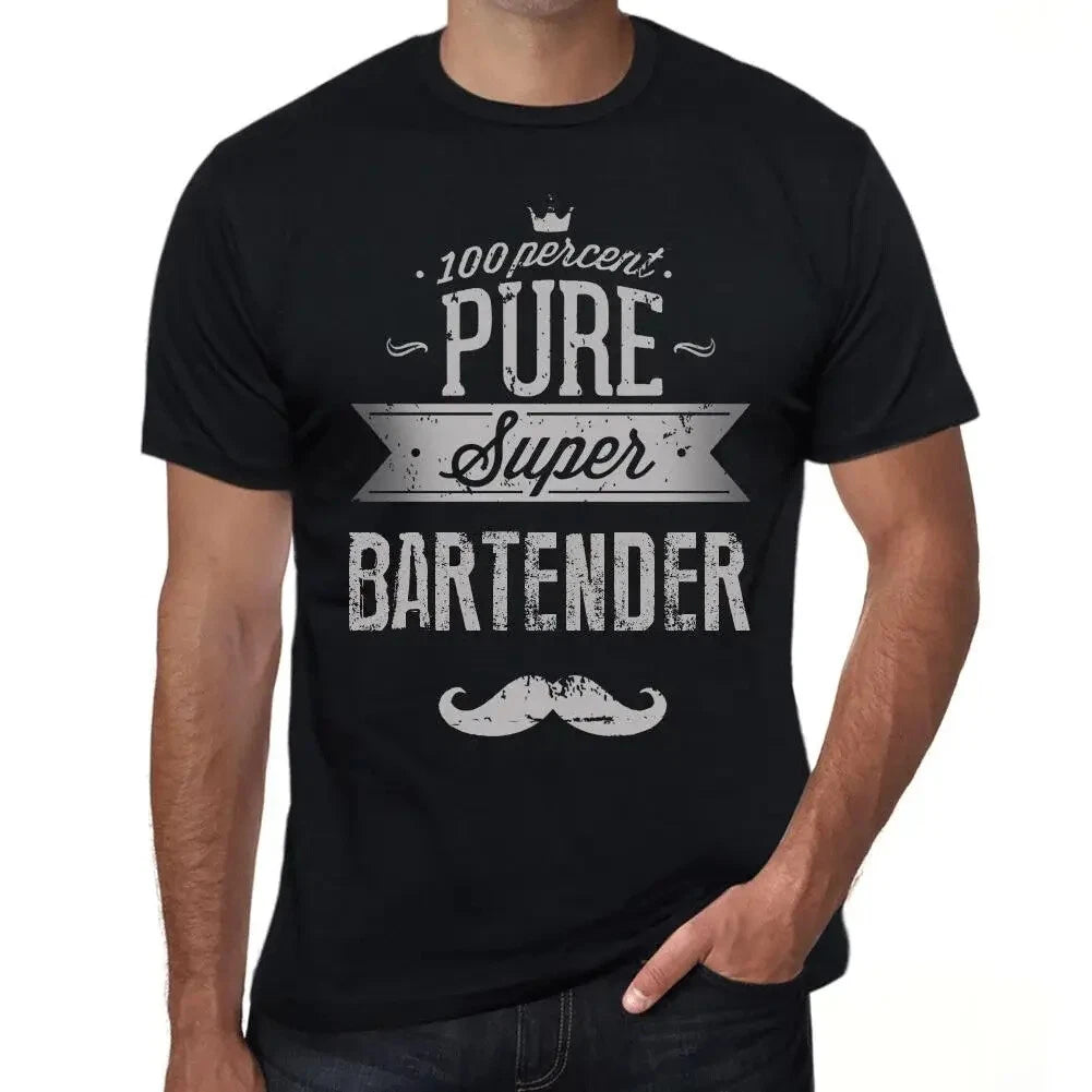 Men's 100% Pure Super Barista T-Shirt - 100% Pure Super Bartender - T-Shirt