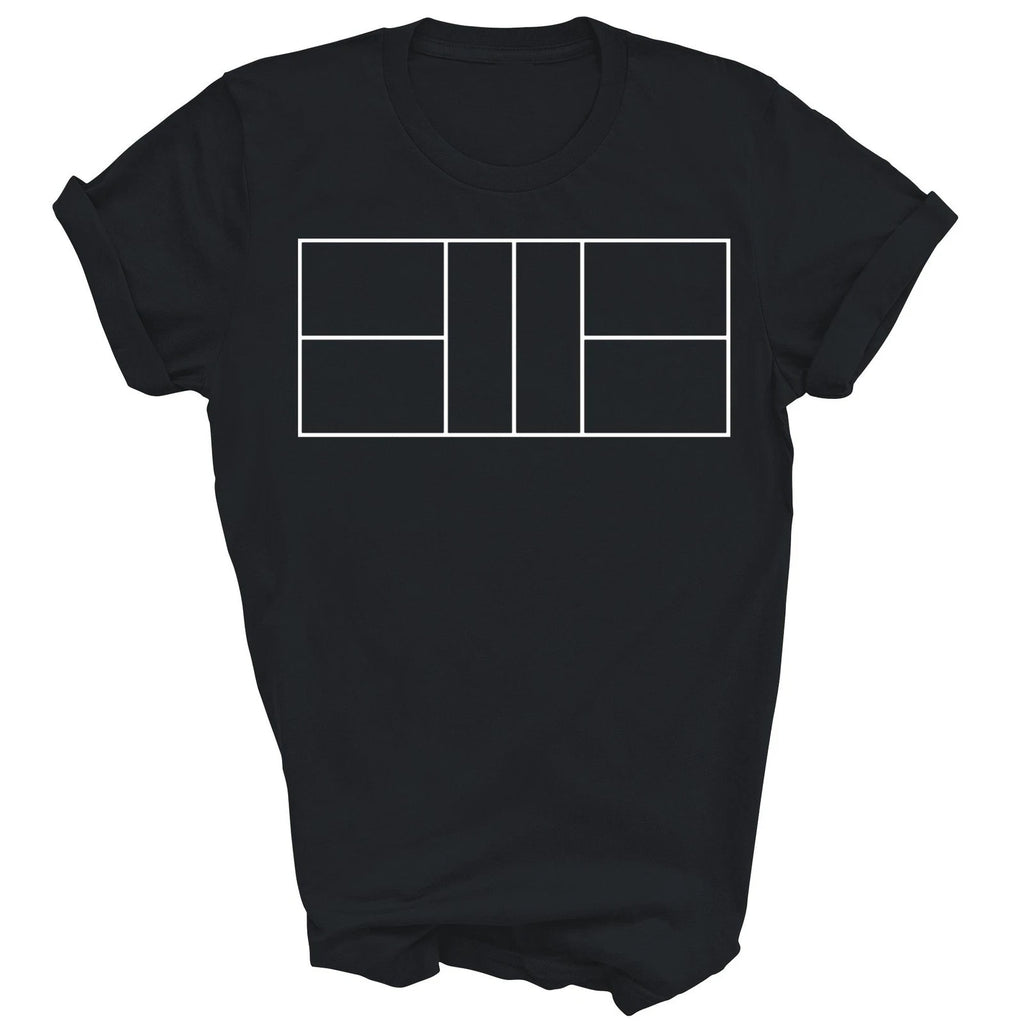 Pickleball Court Outline Pickleball Player Unisex Shirt Gift