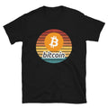 Bitcoin Retro Sunset T-shirt crypto trader tee