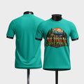 No Signal No Stress Just Pines Camping Graphic T-Shirt Outdoor Adventure Tee
