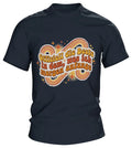 Procrastination T-Shirt Retro 70s Groovy Light Bulb Funny German Quote Gift