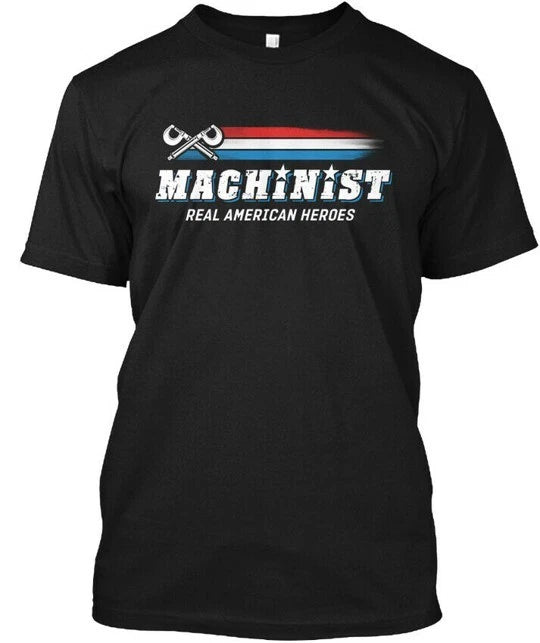 Proud Machinist T-Shirt Made in the USA Size S to 5XL