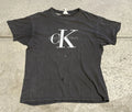 Vintage 90’s Calvin Klein Thrashed Faded Distressed Men’s Graphic T-shirt L