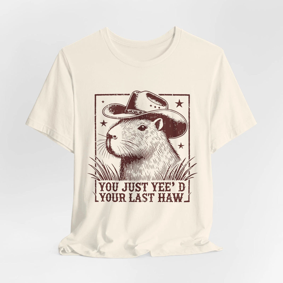 Capybara, Cowboy, Fun Unisex Jersey Short Sleeve Tee