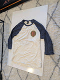 Vintage Obey Raglan baseball style 3/4 length Shirt - USA Made - Medium