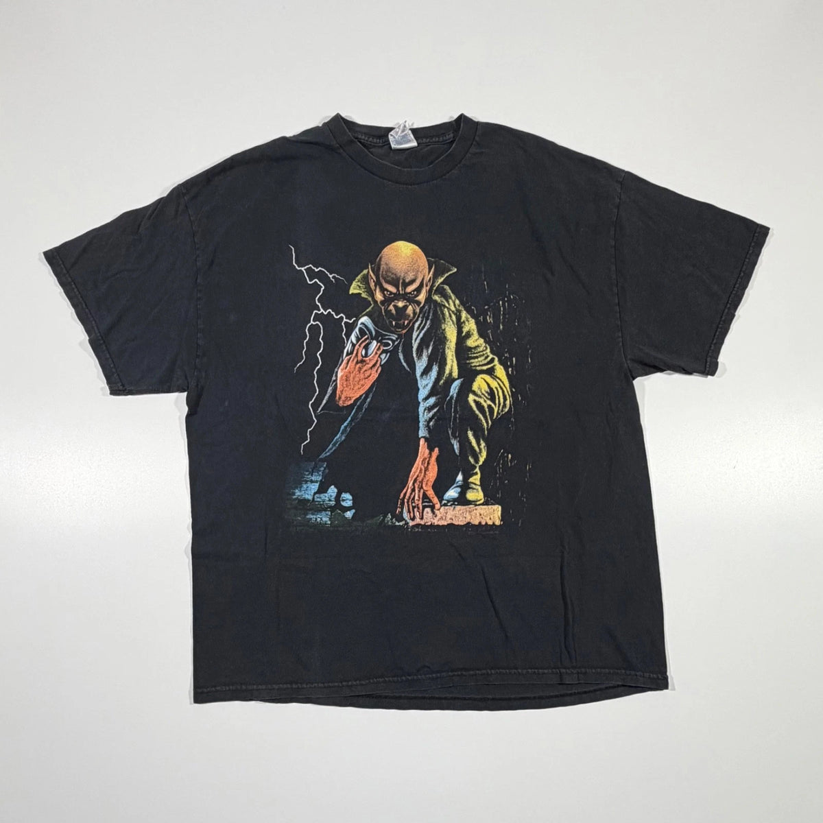Vintage Horror Vampire Demon Creature Shirt 2XL Tennessee River Y2K