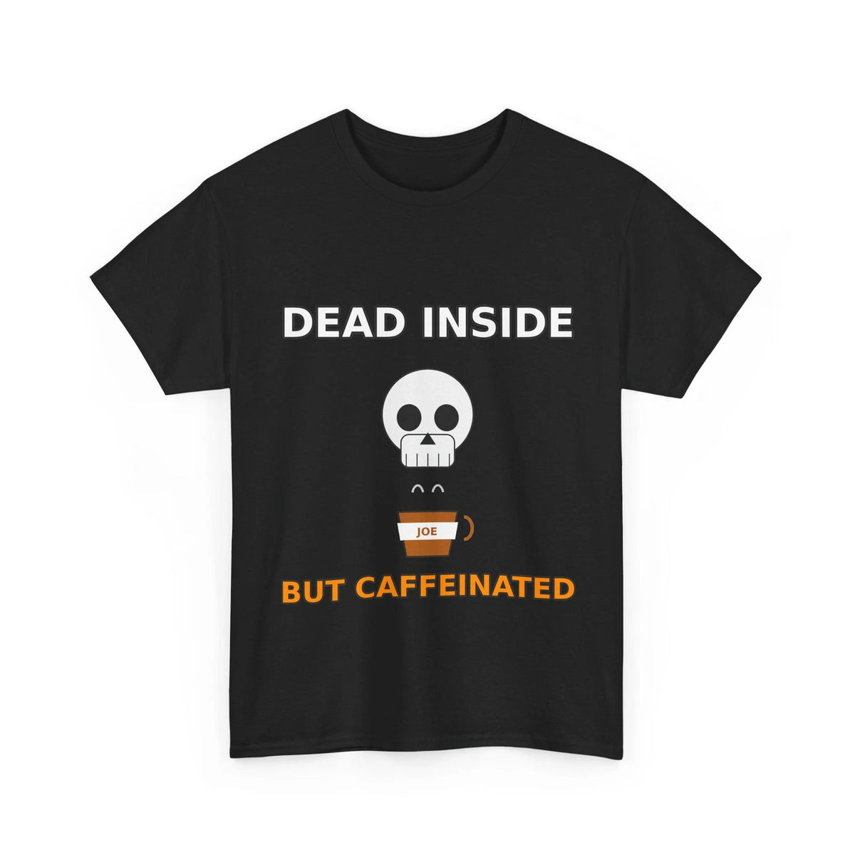 Dead Inside But Caffeinated Shirt Funny Halloween Skeleton Coffee T-Shirt Gift