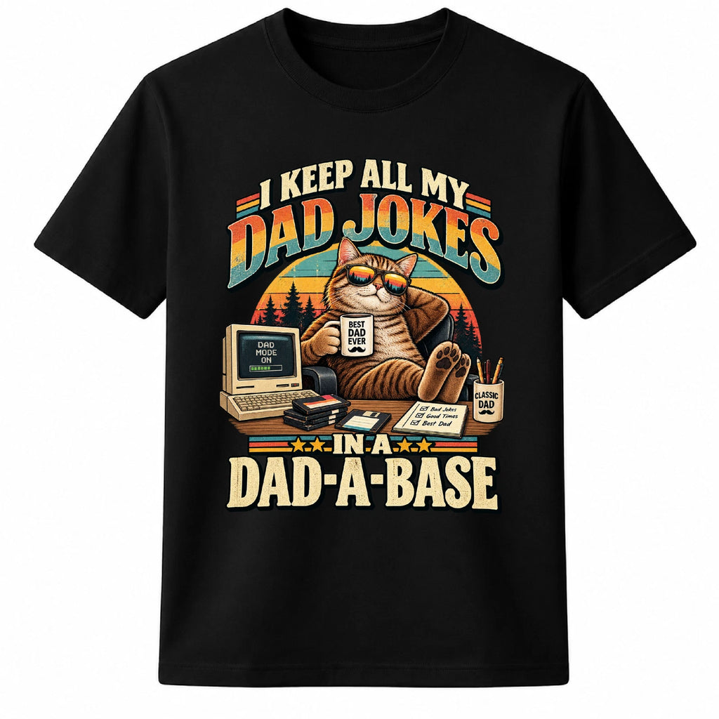 Funny Cat Dad T Shirt, Dad Jokes Shirt, Cat Lover Gift For Men