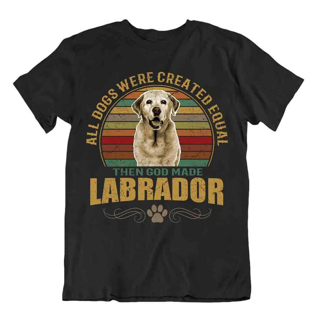 Labrador Dog T-Shirt Cute Gift For Pet Lovers Best Friend Vintage Cool Funny