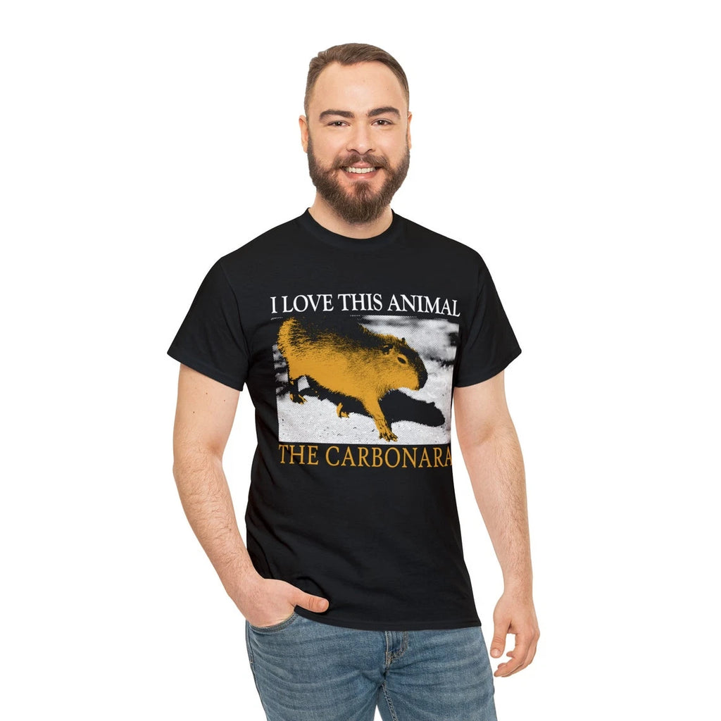 The Carbonara Capybara T-Shirt,  Unisex tee