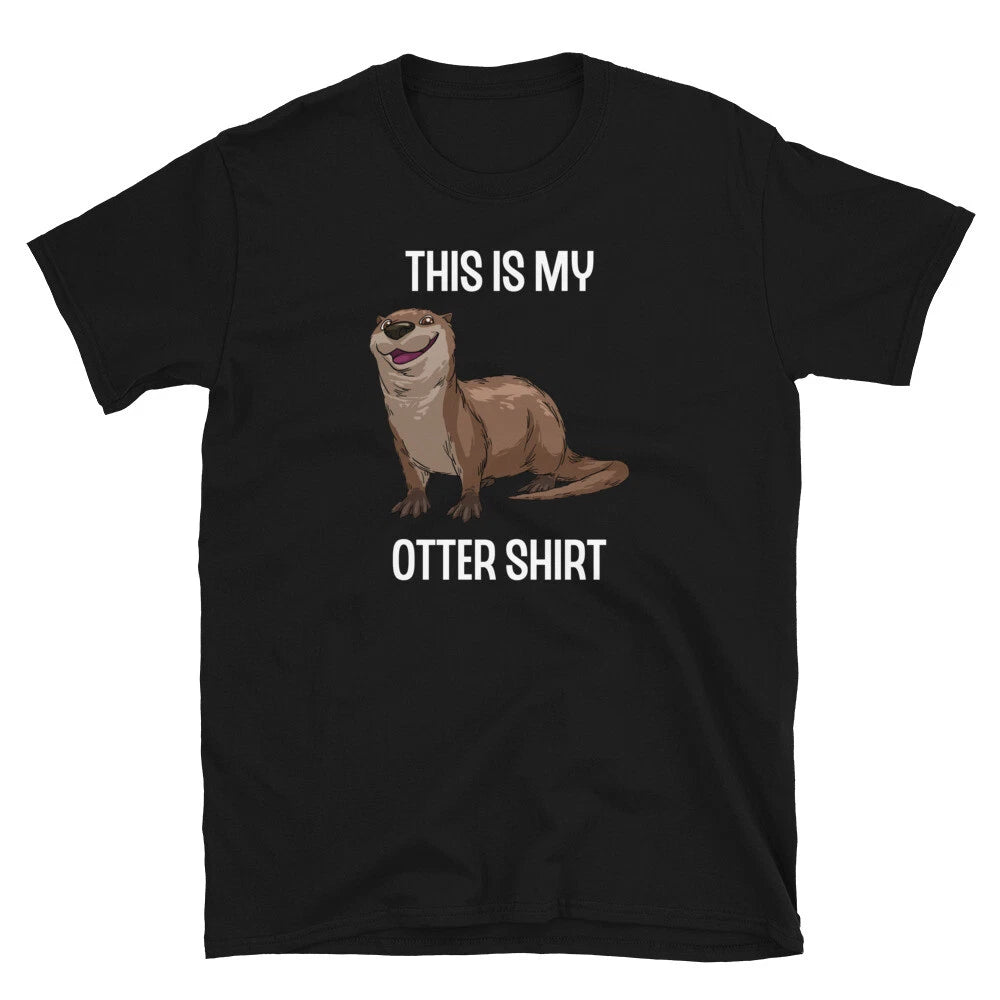 This Is My Otter Shirt Aquatic Marine Ocean Animal Short-Sleeve Unisex T-Shirt