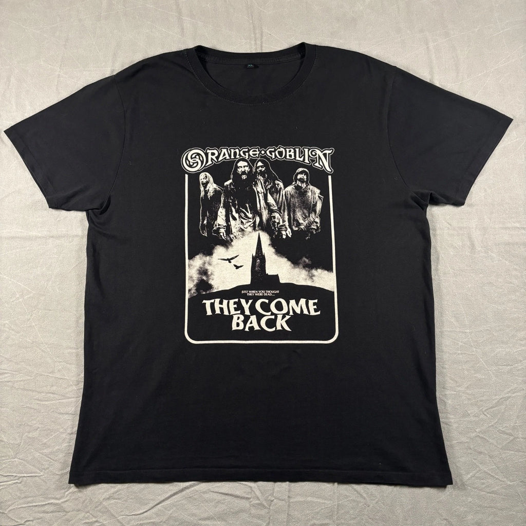 Orange Goblin T Shirt Men's XL Black Graphic Print Band Tee Heavy Metal Core