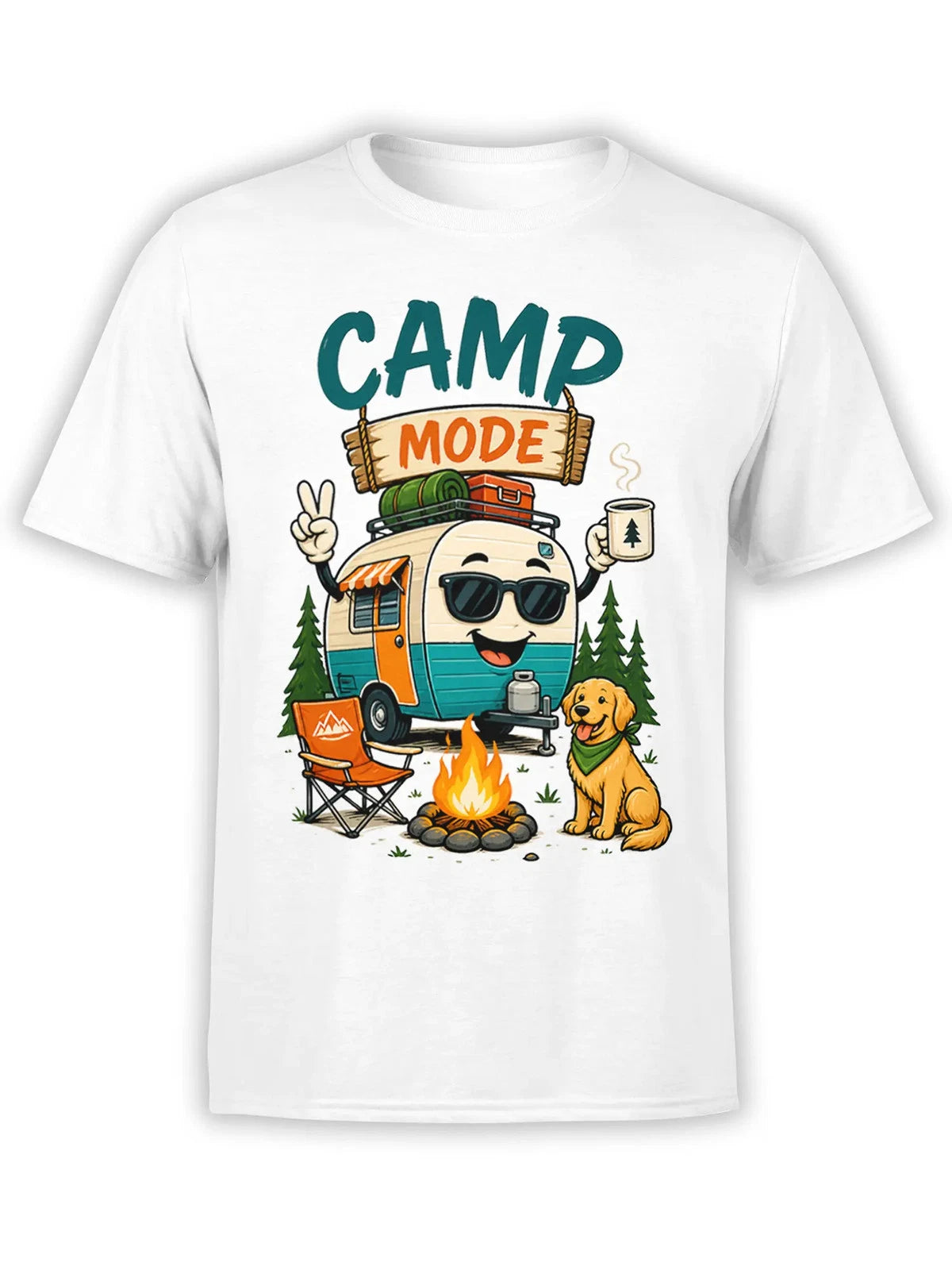 Camp Mode Camping T-Shirt | Unisex