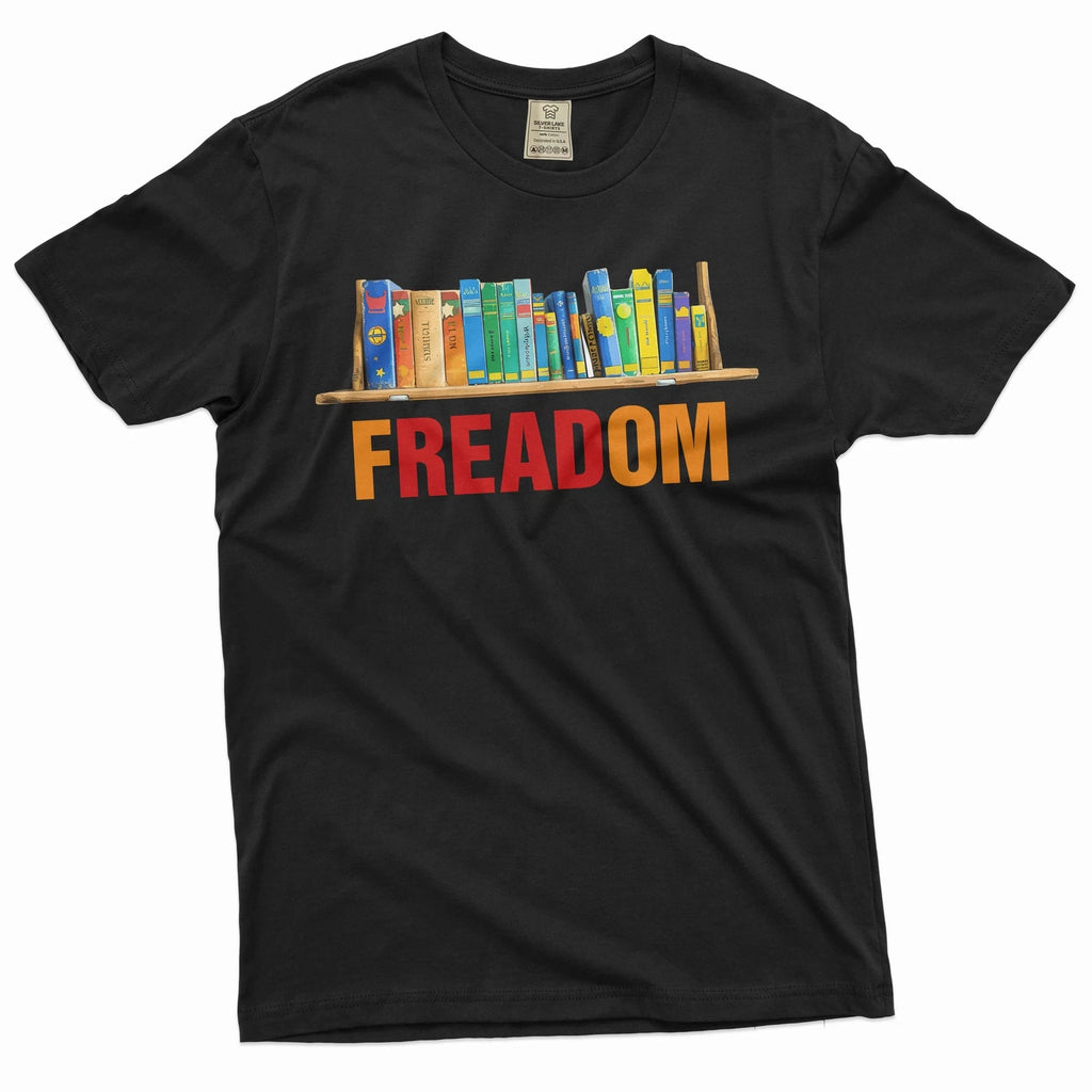 Freedom Books Tshirt book lover reading school education tee reading tee shirt