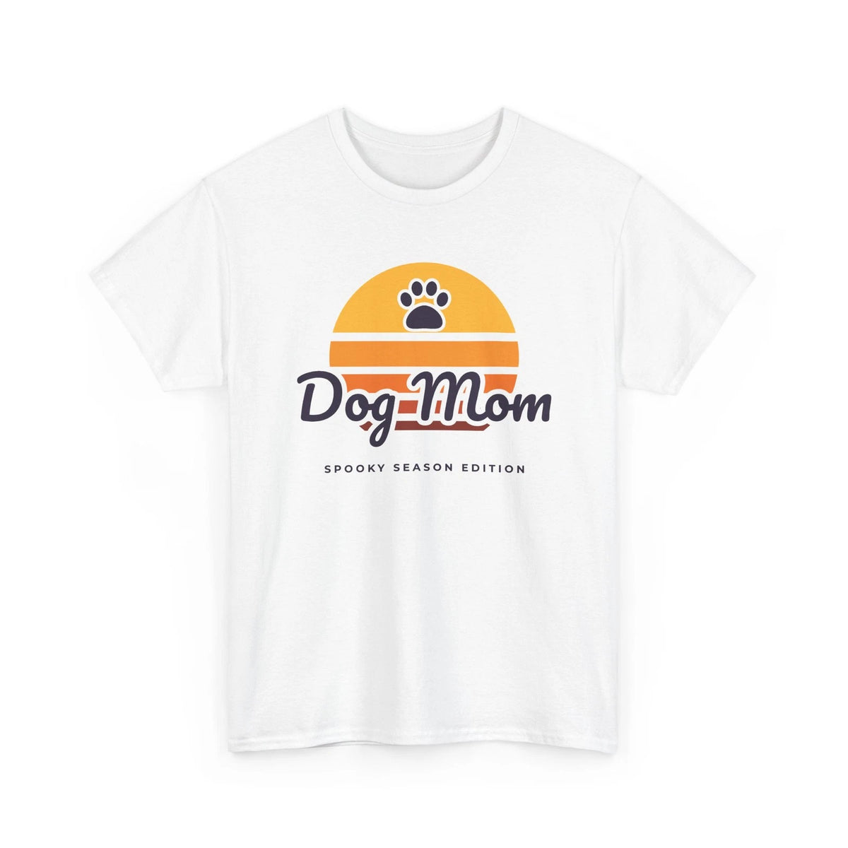 Spooky Dog Mom Retro Pet Lover Halloween Shirt Season Tee Unisex Gildan