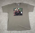 Y2K The Duck Company T-Shirt Brookfield Zoo Bear Selfie Graphic • Size Large