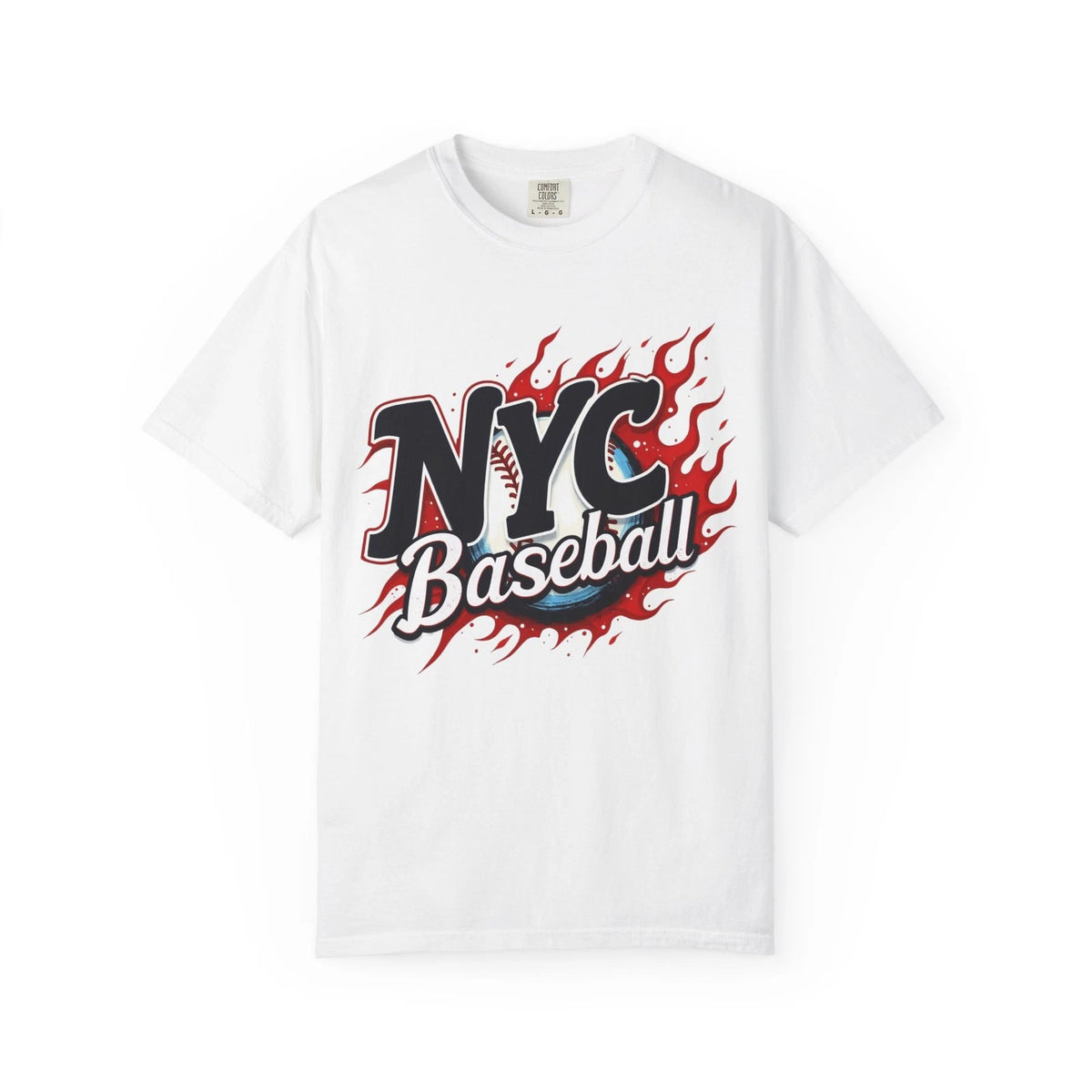 NYC Baseball Graphic T-shirt, Unisex Garment-Dyed Tee, Retro Sports Style Shirt,