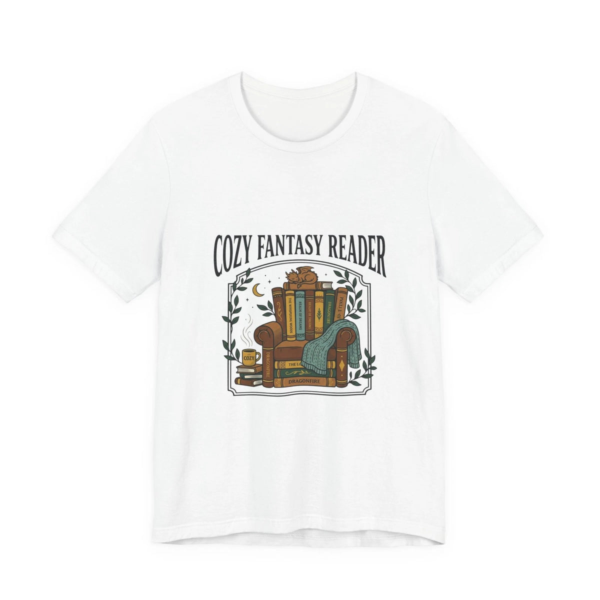 Cozy Fantasy Reader Tee | book lover, cozy reading, fantasy reader