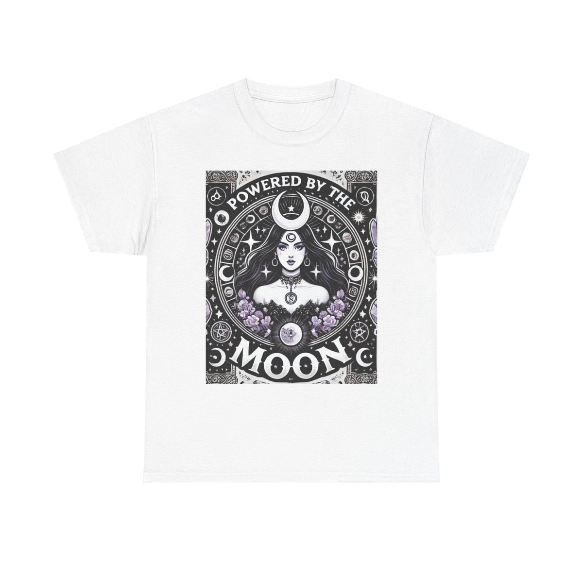 Moon Goddess Tee, Empowering Graphic T-Shirt, Astrology Enthusiast Gift,