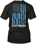 Proud Electrician - T-Shirt Made in the USA Size S to 5XL