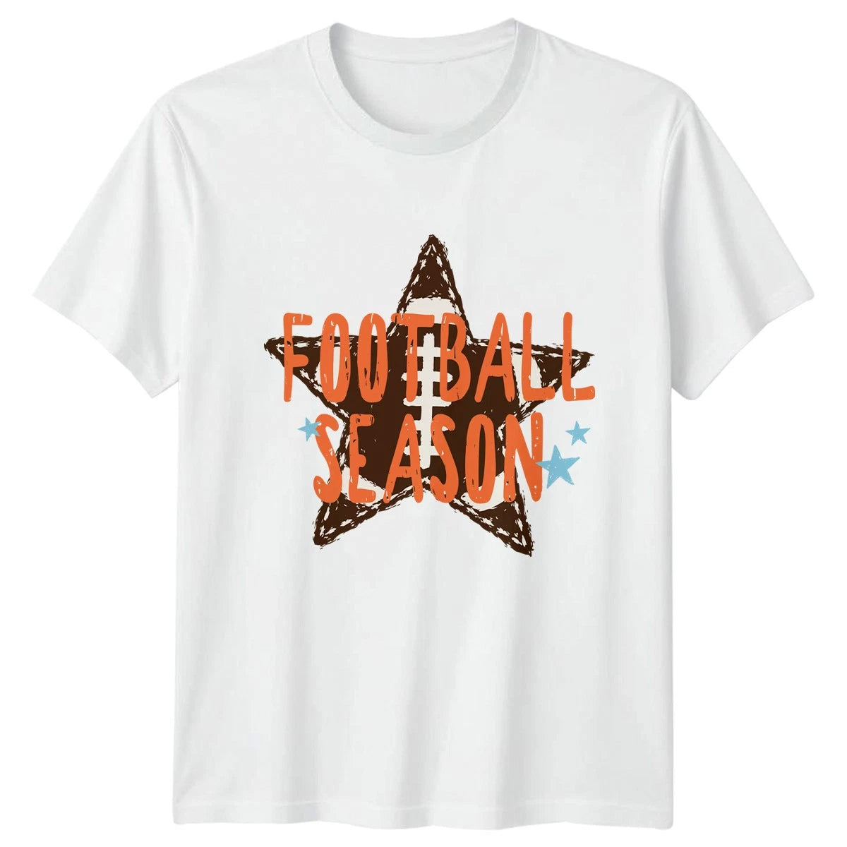 Football Season T-Shirt Distressed Vintage American Sports Lover Gift