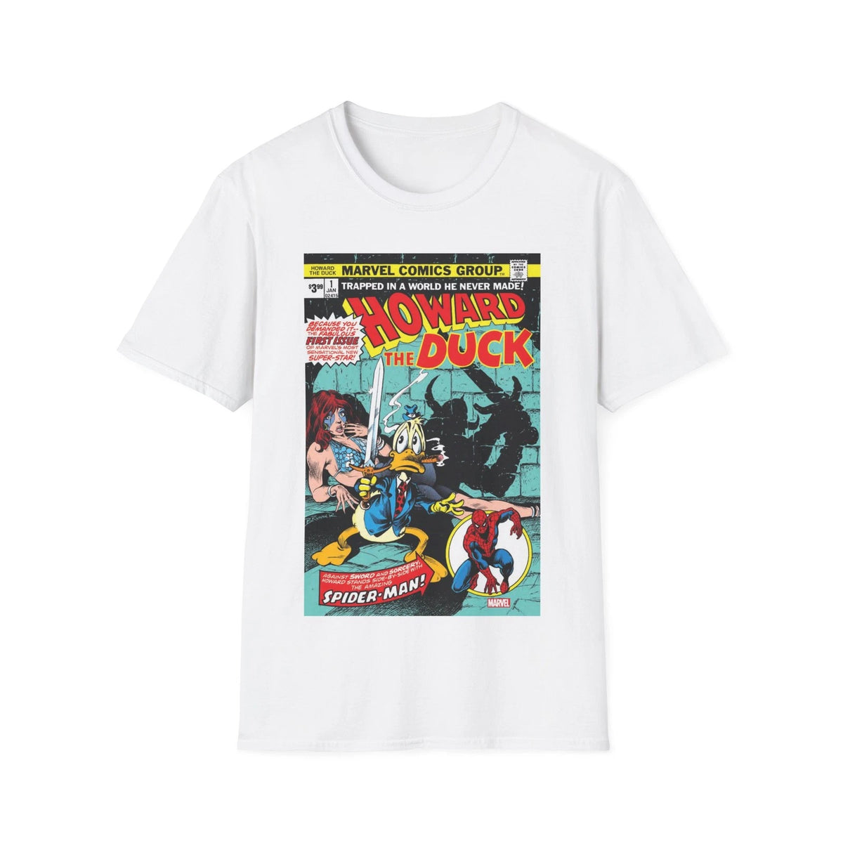 Howard The Duck 1 t-Shirt, first Appearance of Howard The Duck, comic gifts