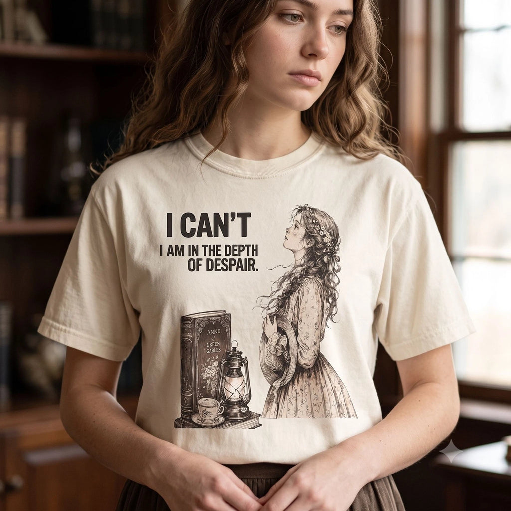Comfort Colors Anne of Green Gables Shirt Dark Academia Book Lover Quote Tee