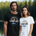 Unisex Camping Summer T-Shirt | Round Neck Tee for Men & Women Casual Wear
