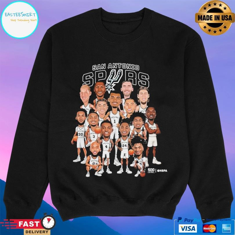 San Antonio Spurs 2026 Playoffs Caricature Shirt Unisex