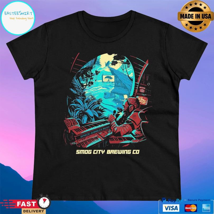 Smog City Brewing Space Jungle Shirt Unisex
