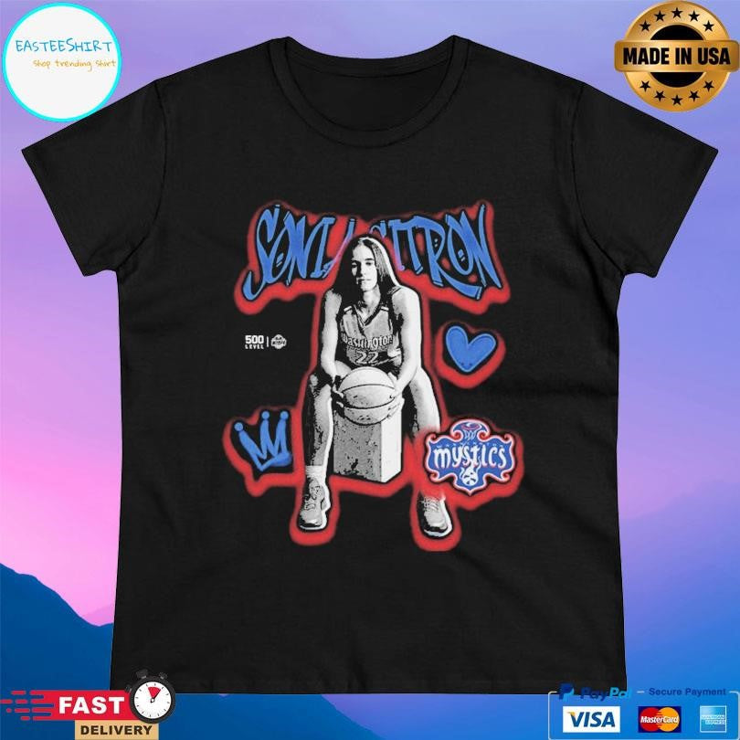 Sonia Citron Washington Mystics Grunge Shirt Unisex