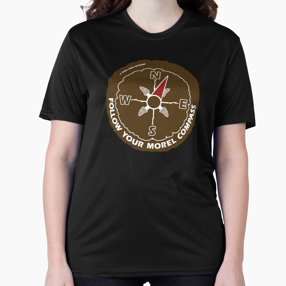 Morel Compass, Brown and White by CraneCreek
