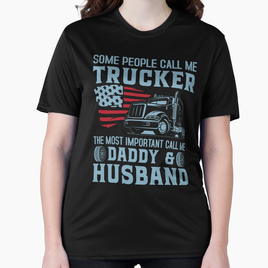 Husband Dad Trucker Legend - Trucker Daddy and Husband by Logic72