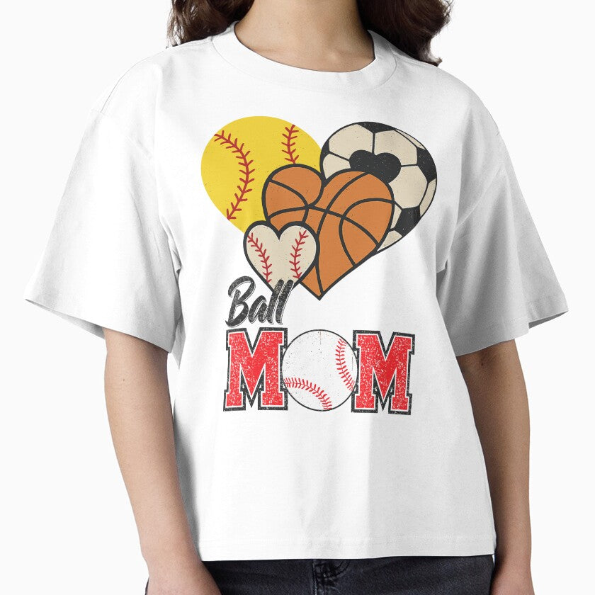 Ball Mom Funny Soccer Baseball by motivato