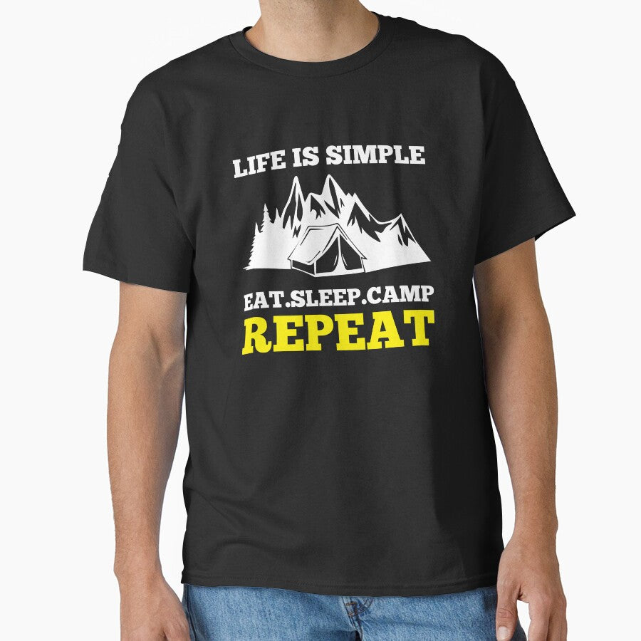 Life is simple, EAT.SLEEP.CAMP REPAT by Sven 7 ⭐⭐⭐⭐⭐
