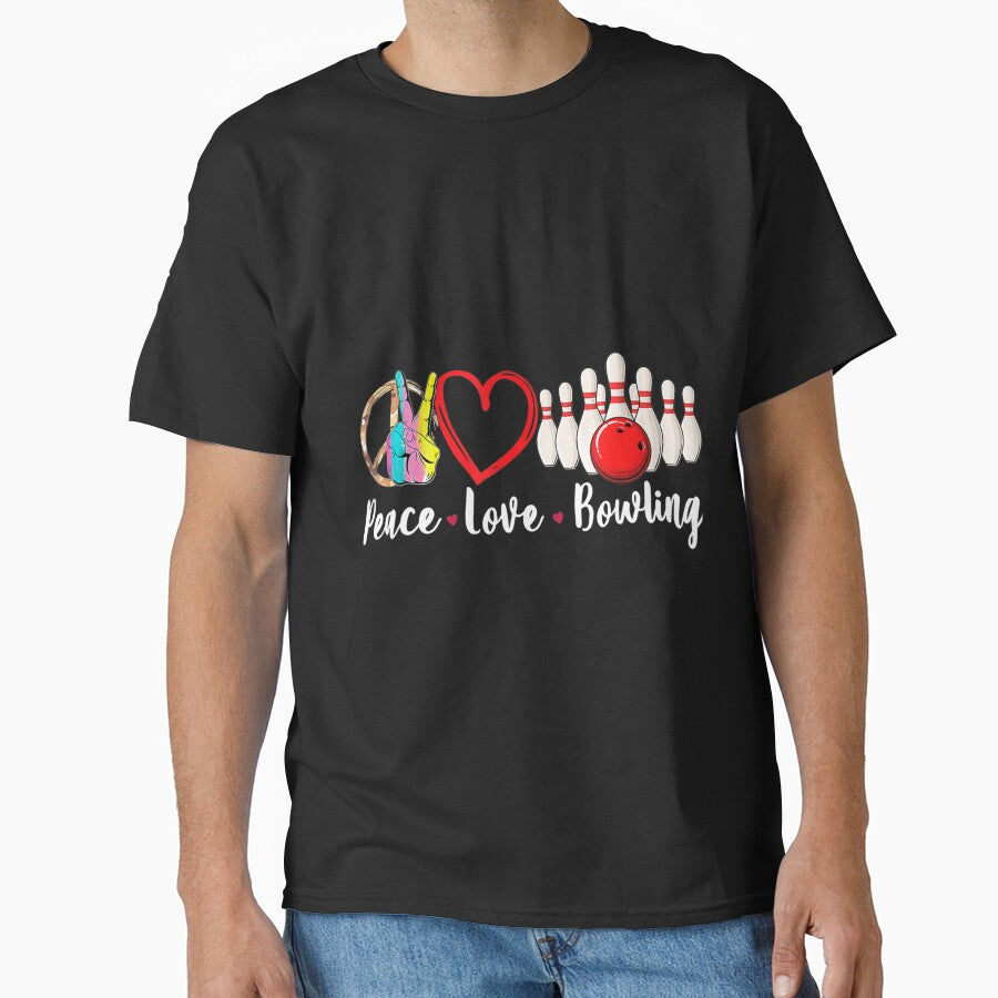 Peace Love Bowling Sublimation 	 Bowling Sport Lover by zmkxhivubd53