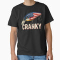 Cranky USA Flag Funny Crankbait Fishing Lure Fathers Day by Dabbing Turtle Designs