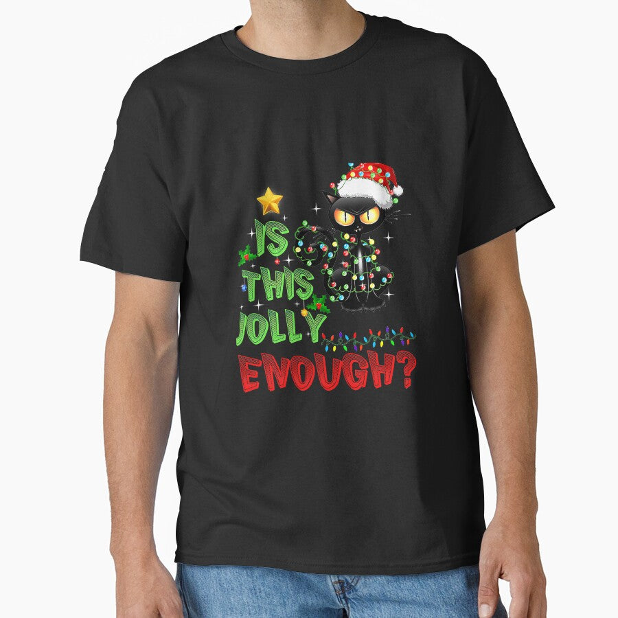 Is This Jolly Enough Black Cat Merry by saragrant39