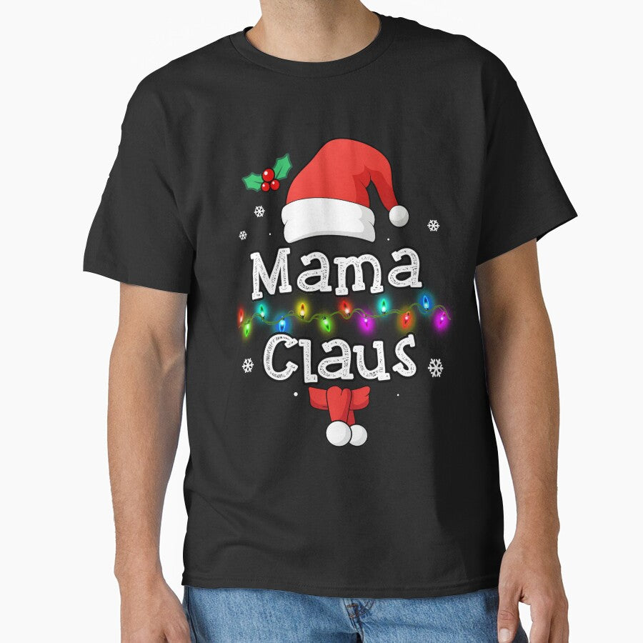 Mama Claus Santa Hat Matching Family Christmas Costumes by Andree Lee