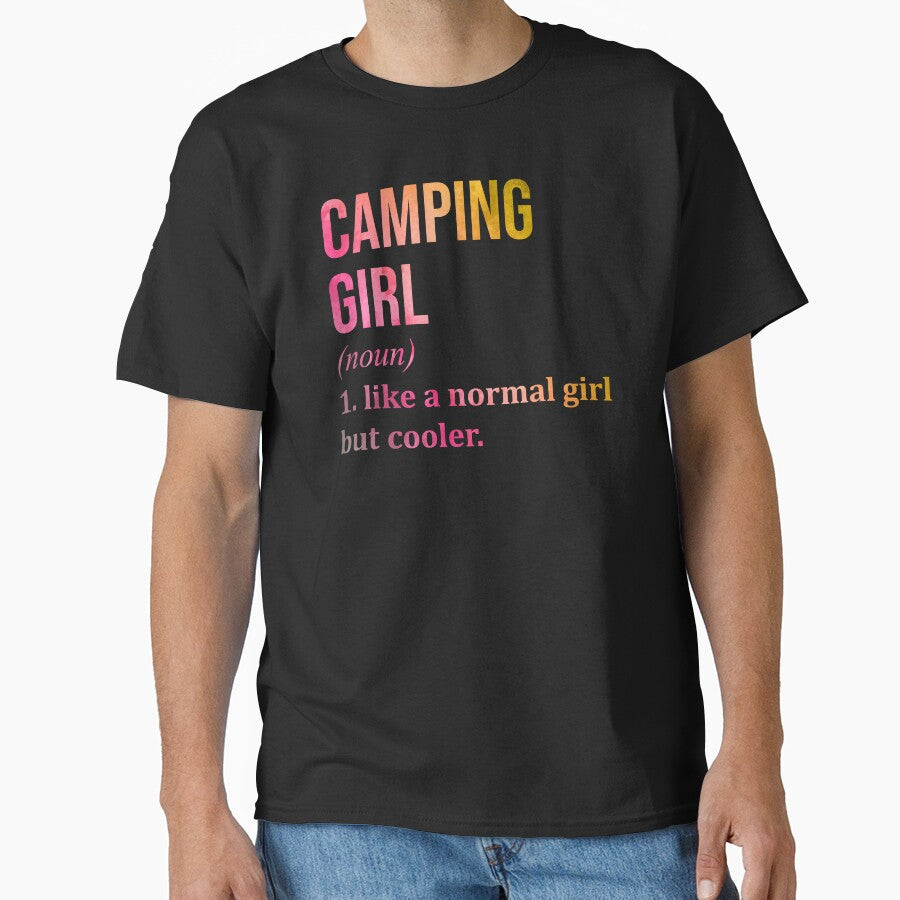 Camping Girl Definition in Watercolor by XCIV