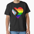Progress Pride Flag Heart by NYXFN Unisex