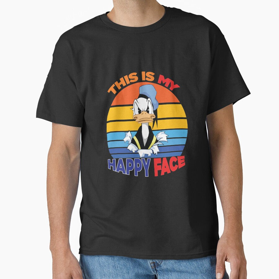 Donald Duck Angry Grumpy This is My Happy Face by magicos1