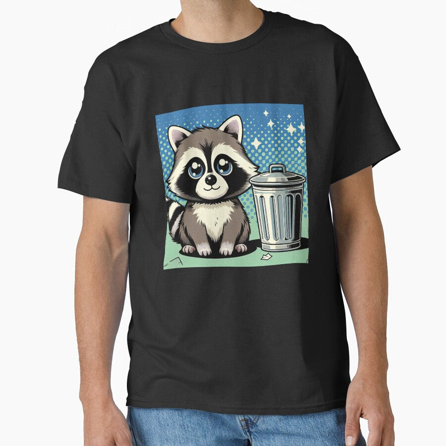 Cute Raccoon Pop Art Style by artofuniverse