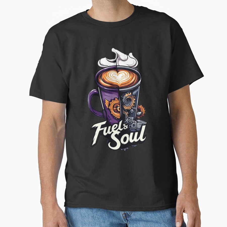 Fuel & Soul Steampunk Coffee Mug Heart Latte Barista Art 03 by Shift-Bloom