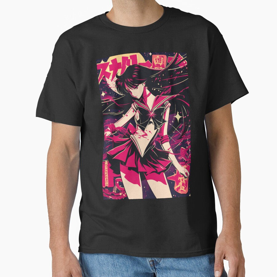 Sailor Mars Vaporwave City Nights by AnimeArsenalPrints Unisex