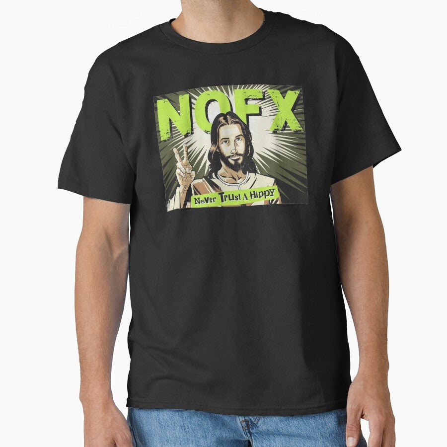 never trust a hippy by retqetr Unisex