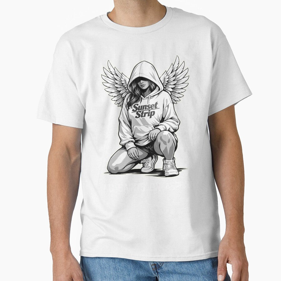 Angel Streetwear Art – No Saints on Asphalt Sunset Strip by VG FASHION DESIGNS Unisex